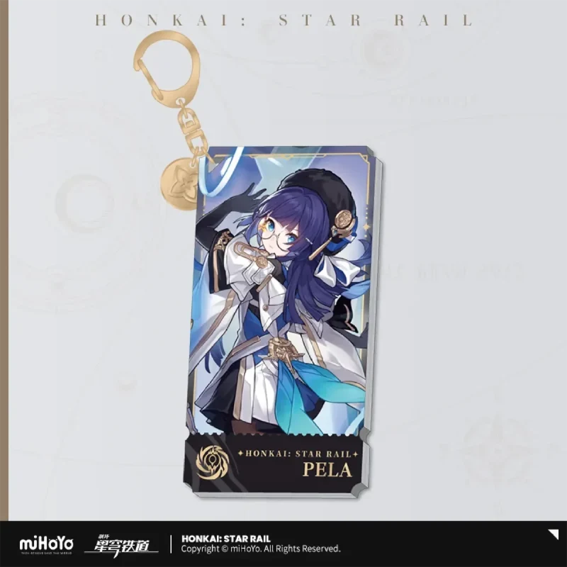 Honkai: Star Rail - The Nihility Path Character Acrylic Warp Artwork Acrylic Keychain miHoYo