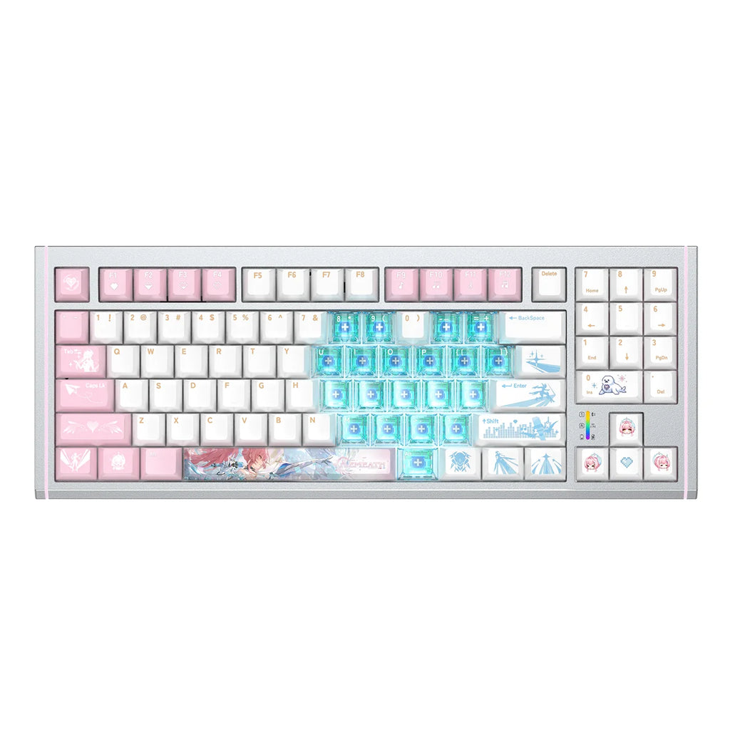 Wuthering Waves - Aemeath Snowfluff Whispers Themed Keyboard KURO GAMES