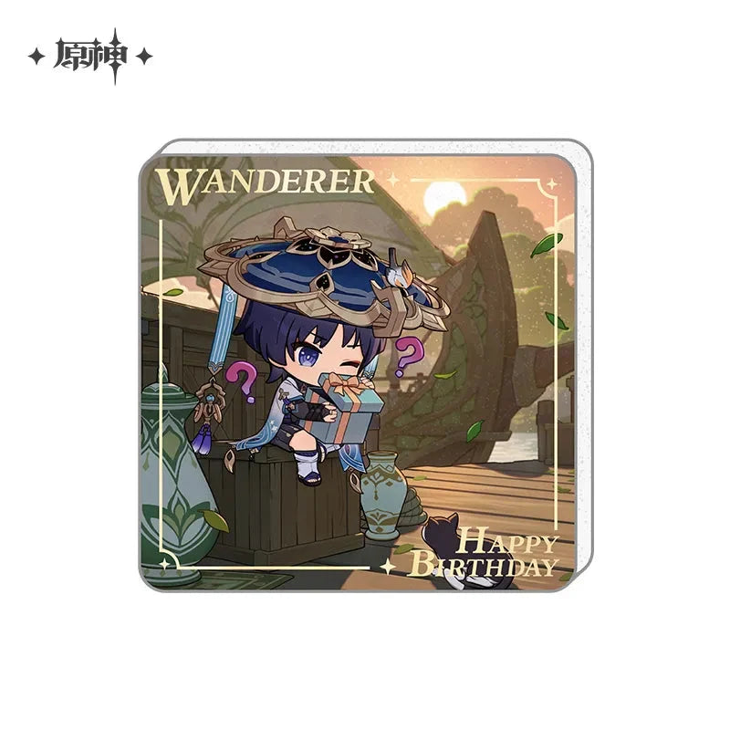 Genshin Impact - Happy Birthday Series Acrylic Refrigerator Magnet miHoYo