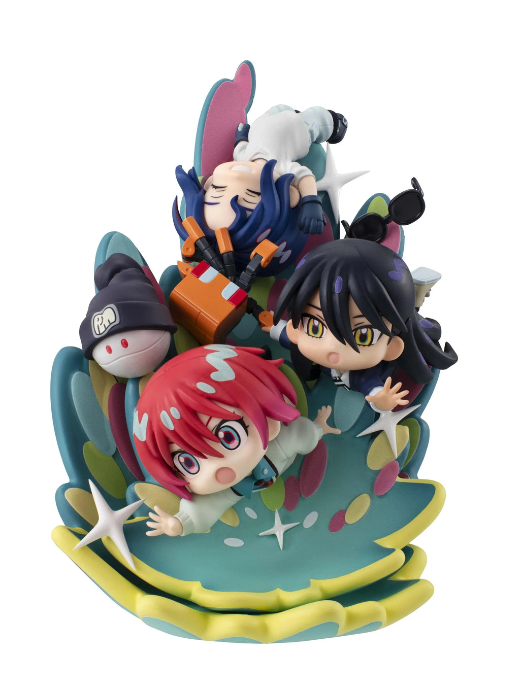 Mobile Suit Gundam GQuuuuuuX - Amate Yuzuriha & Nyaan & Shuji Ito Non Scale Figure Megahouse