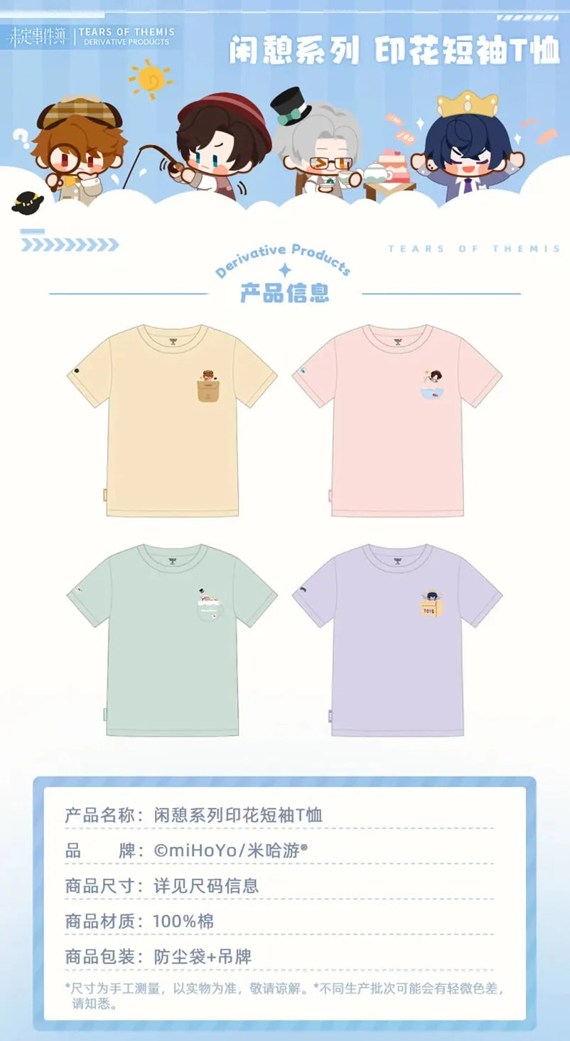 Tears of Themis - Leisure Series Printed T-shirt miHoYo