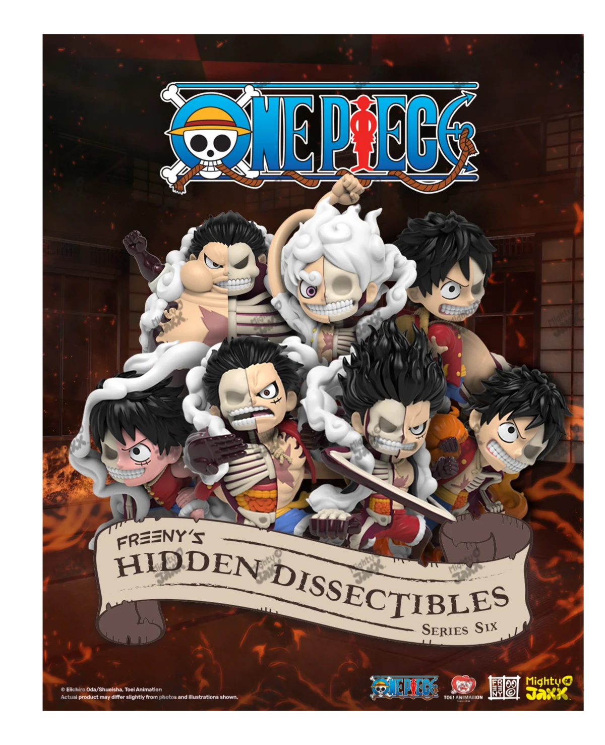 One Piece - Freeny's Hidden Dissection One Piece Luffy’s Gears Edition Blind Box Mighty Jaxx