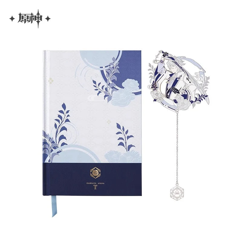Genshin Impact - Kamisato Ayato Impression Notebook Metal Bookmark Gift Box miHoYo