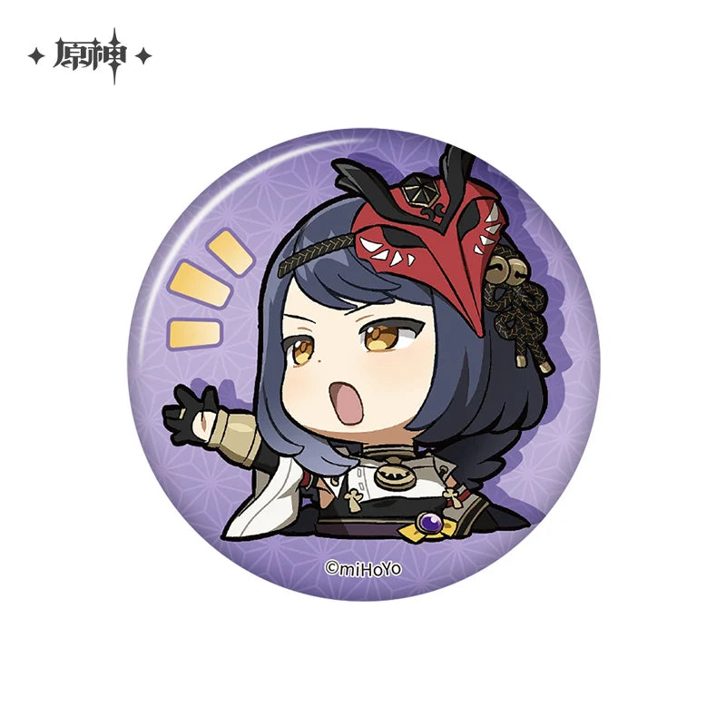 Genshin Impact - Inazuma Chibi Character Badge miHoYo