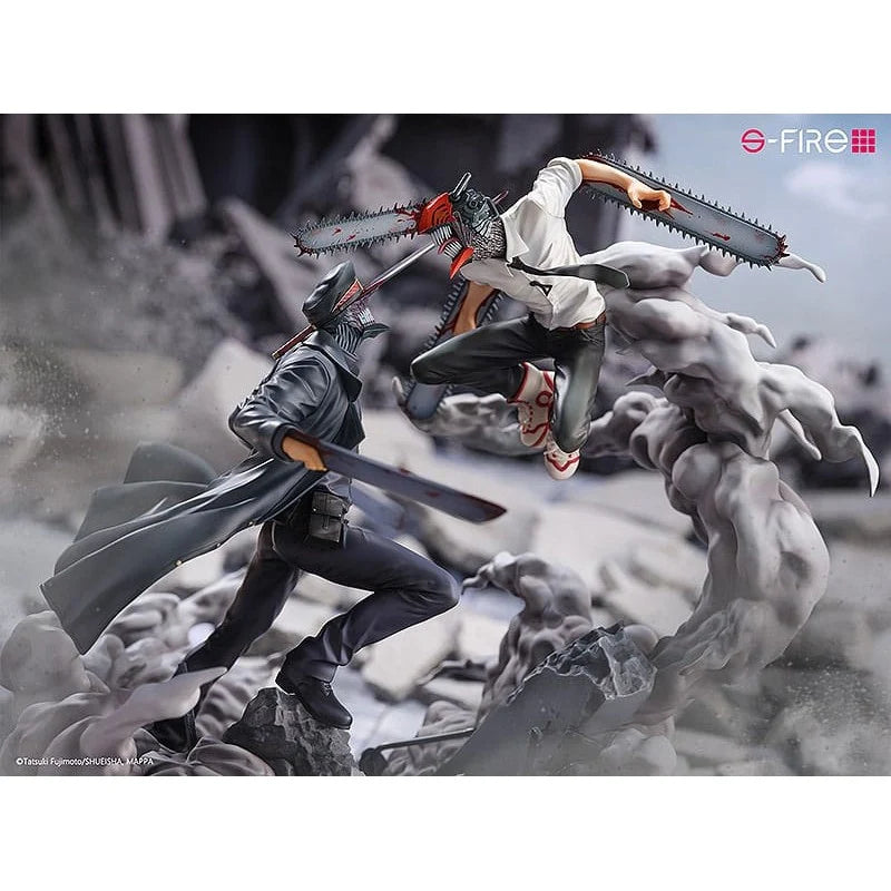 Chainsaw Man - Chainsaw Man vs. Samurai Sword Non Scale Figure SEGA
