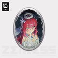 Zenless Zone Zero - Concerto Frequency Series The Delayed Surge of Waves Badge & Laser Ticket miHoYo