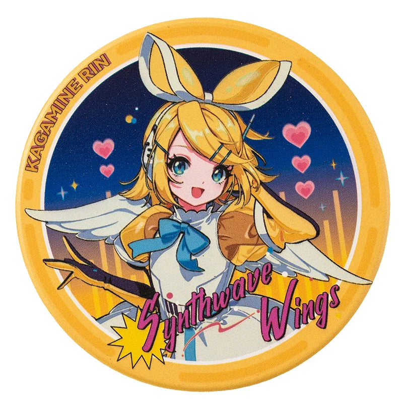 Vocaloid - Wings of the Synthwave Series Ceramic Coaster Moeyu