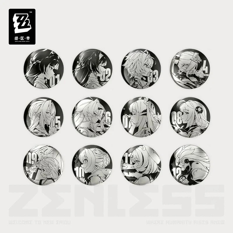 Zenless Zone Zero - Time Tuning Series Vol.2 Mirror Finish Metal Badge miHoYo