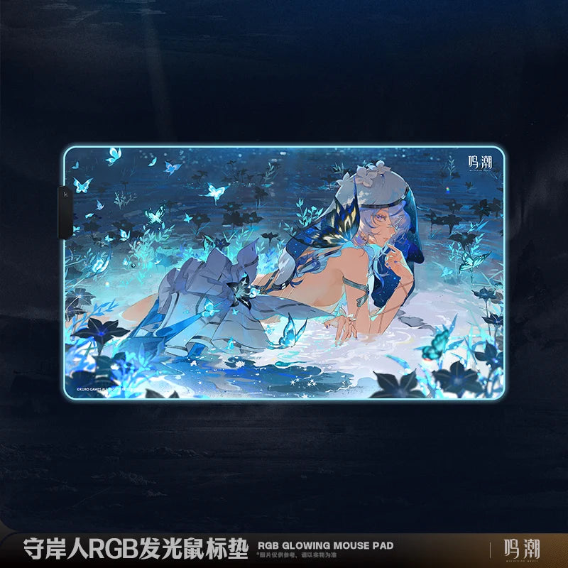 Wuthering Waves - The Shorekeeper Resonator Themed RGB Glowing Mouse Pad KURO GAMES