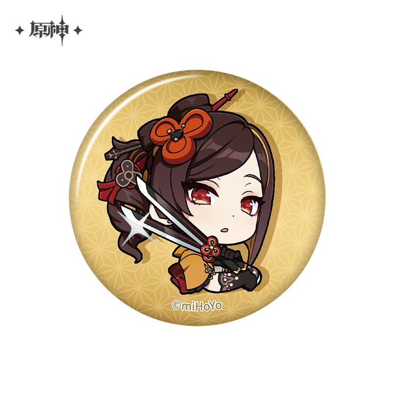 Genshin Impact - Inazuma Chibi Character Badge miHoYo