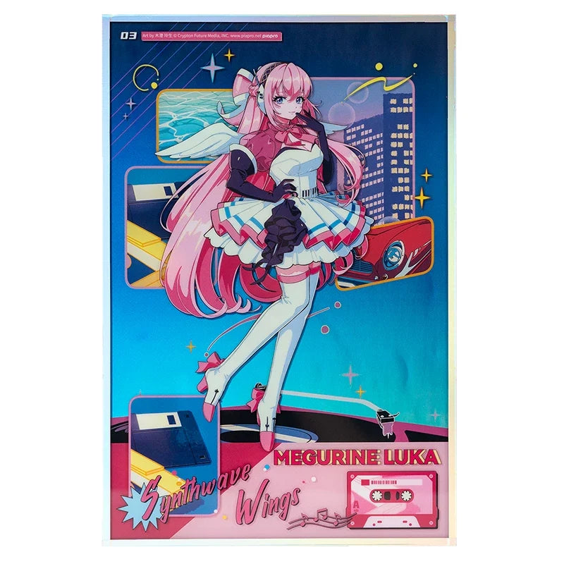 Vocaloid - Wings of the Synthwave Series Acrylic Shikishi Board Moeyu