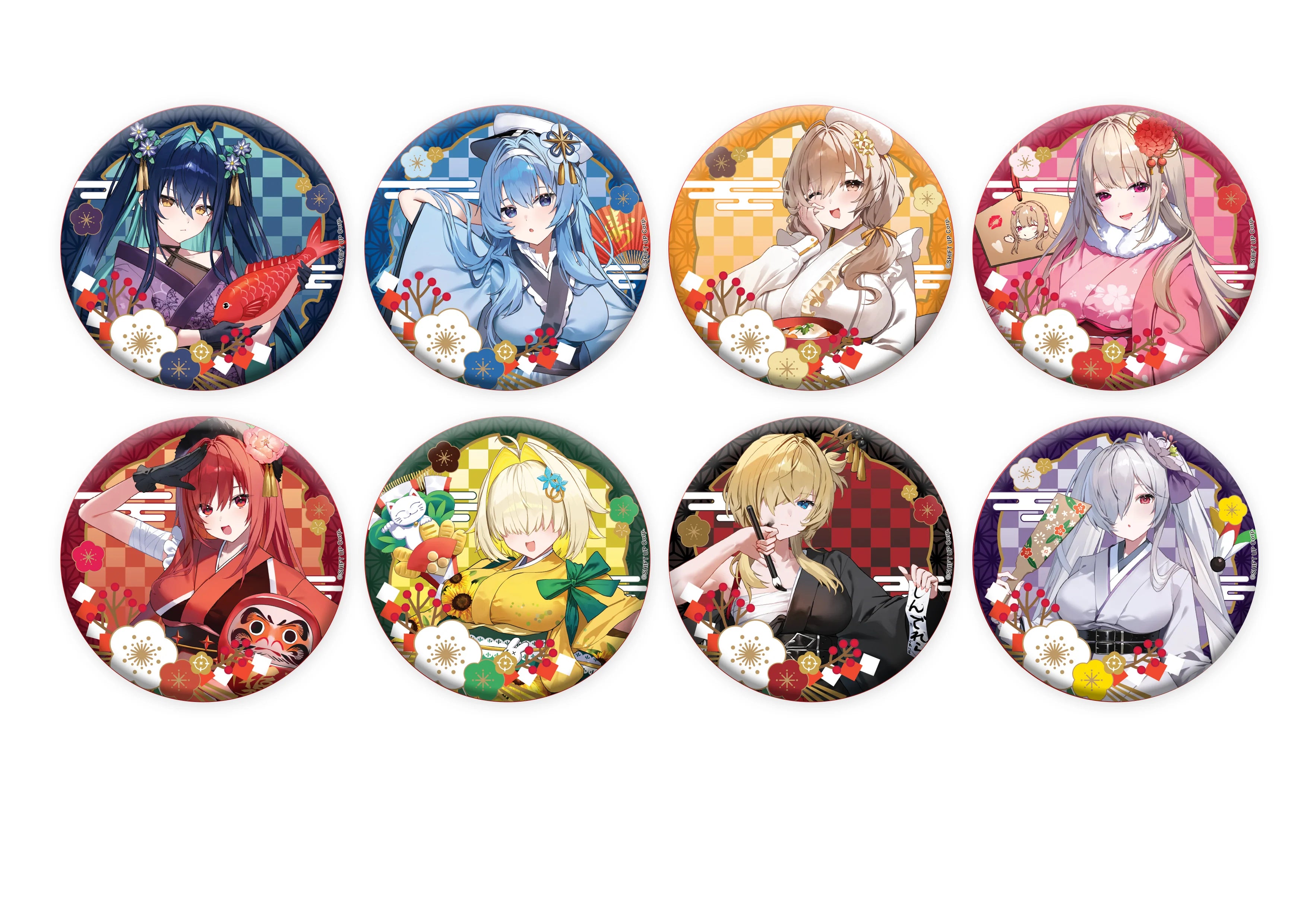 GODDESS OF VICTORY: NIKKE - Lunar New Year 2026 Series Badge Set TWO QUAN