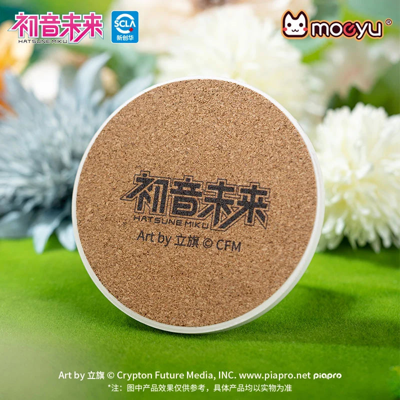 Hatsune Miku - Summer Blossom Series Ceramic Coaster Moeyu