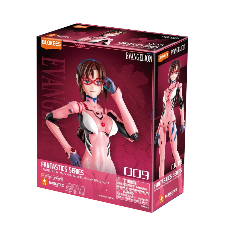 Evangelion - Mari Makinami Illustrious Fantastics Series Action Figure Blokees