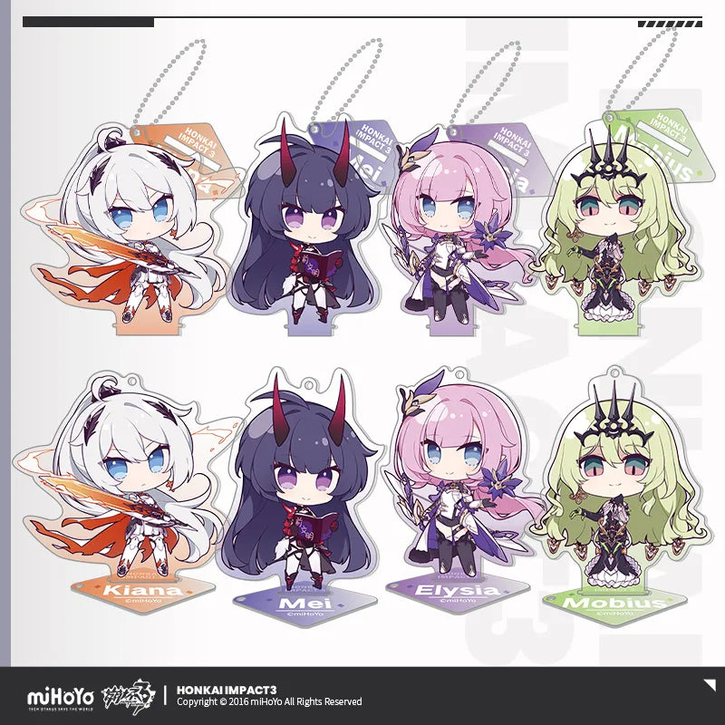 Honkai Impact 3rd - Valkyrie Chibi Character Acrylic Keychain miHoYo