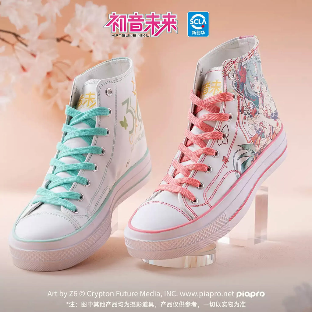 Hatsune Miku - Spring in the Mirror Concerto Series Casual Shoes Moeyu