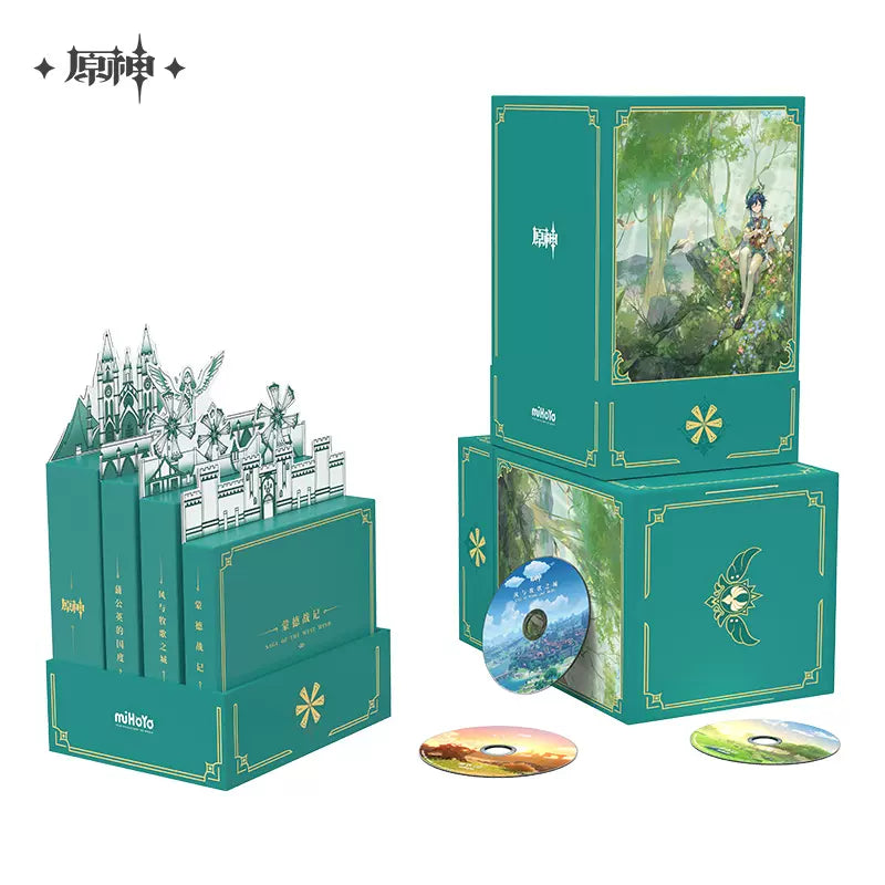 Genshin Impact - Mondstadt City of Winds and Idylls Original Soundtrack CD Gift Box miHoYo