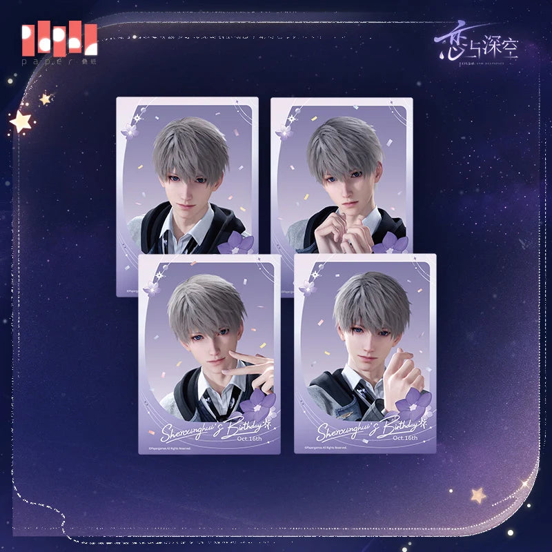 Love and Deepspace - Xavier 2025 Birthday Between Stars Series Polaroid Set InFold Games