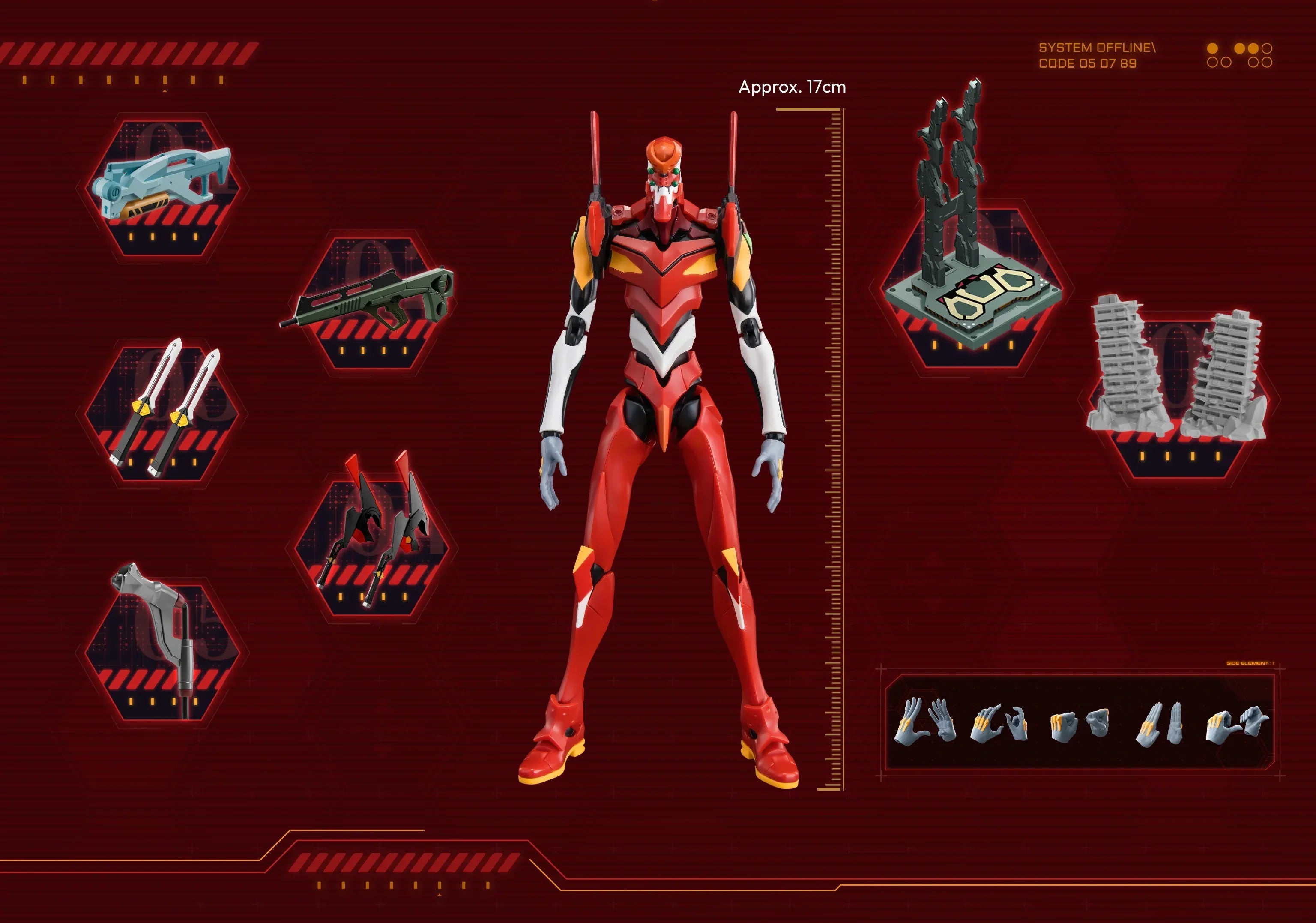 Evangelion - Model-02 Action Edition Plastic Model Kit Blokees