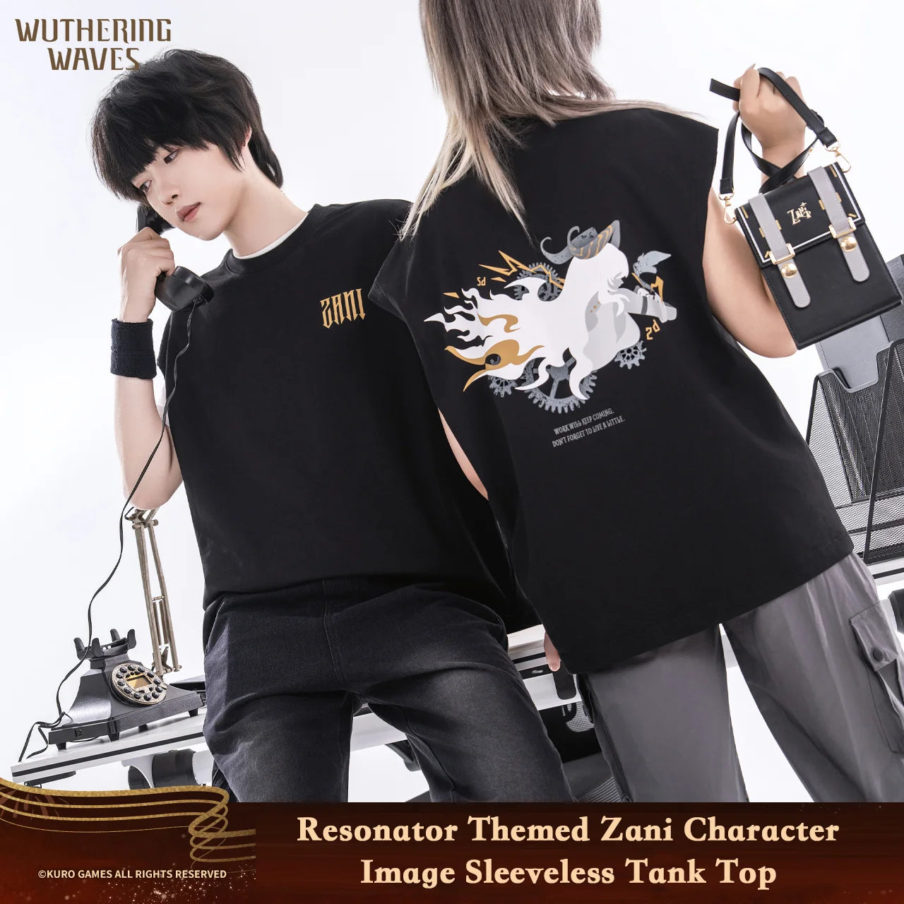 Wuthering Waves - Resonator Themed Zani Character Image Sleeveless Tank Top KURO GAMES