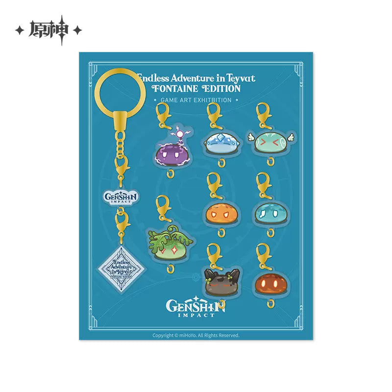 Genshin Impact - 2023 Genshin Impact Art Exhibition Series Slim Acrylic Keychain miHoyo
