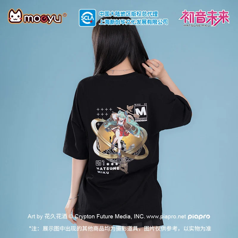 Hatsune Miku - Hatsune Miku 39 The Great Discovery of The Dimension Printed T-shirt Moeyu