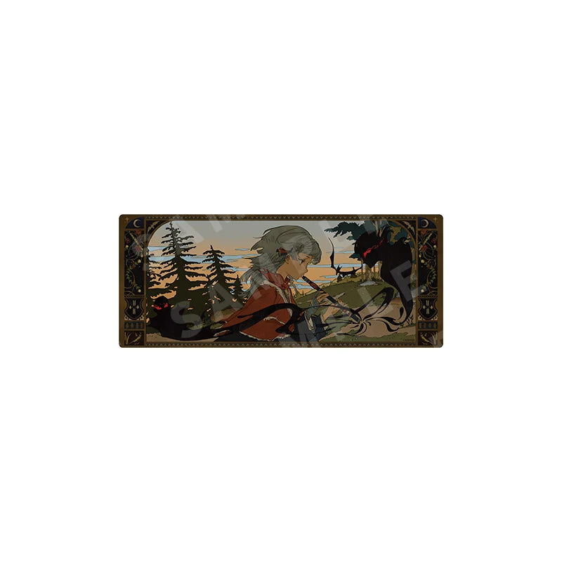 Reverse: 1999 - Rubuska Dancing at Dusk Desk Mat BLUEPOCH