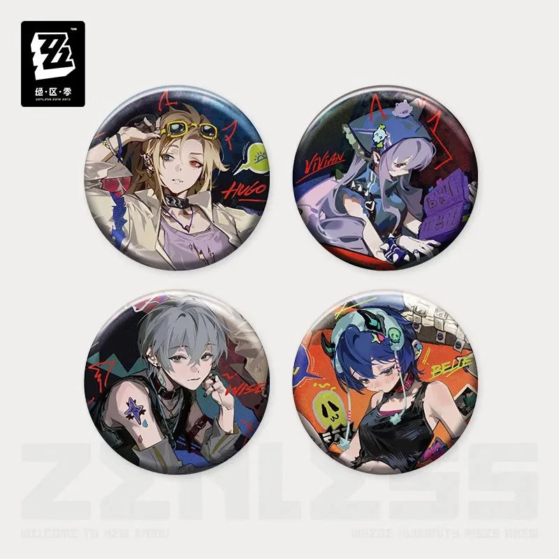 Zenless Zone Zero - Concerto Frequency Series Burying Tears Along with the Past (Part 1) Badge & Laser Ticket miHoYo