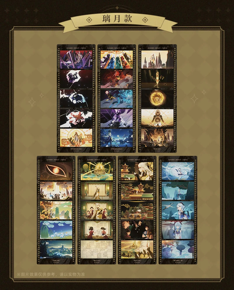 Genshin Impact - Earthly Glimpses Series Film Strip Style Bookmark Set miHoYo