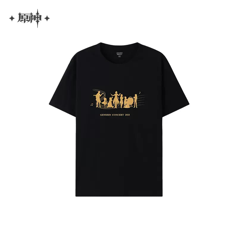 Genshin Impact - Melodies of an Endless Journey Gold Stamp T-shirt miHoyo