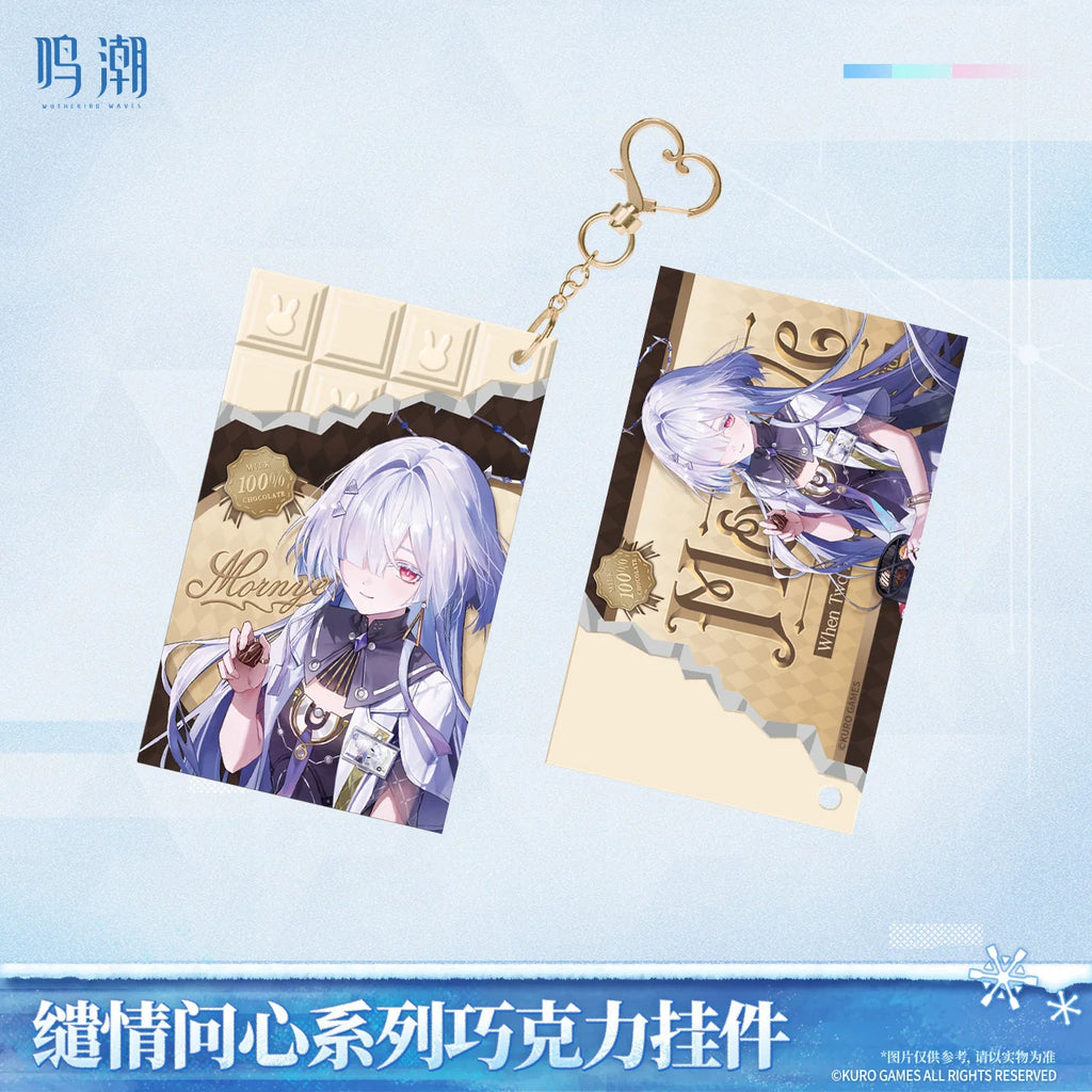 Wuthering Waves - Mornye & Luuk Herssen When Two Hearts Collide Chocolate Keychain KURO GAMES