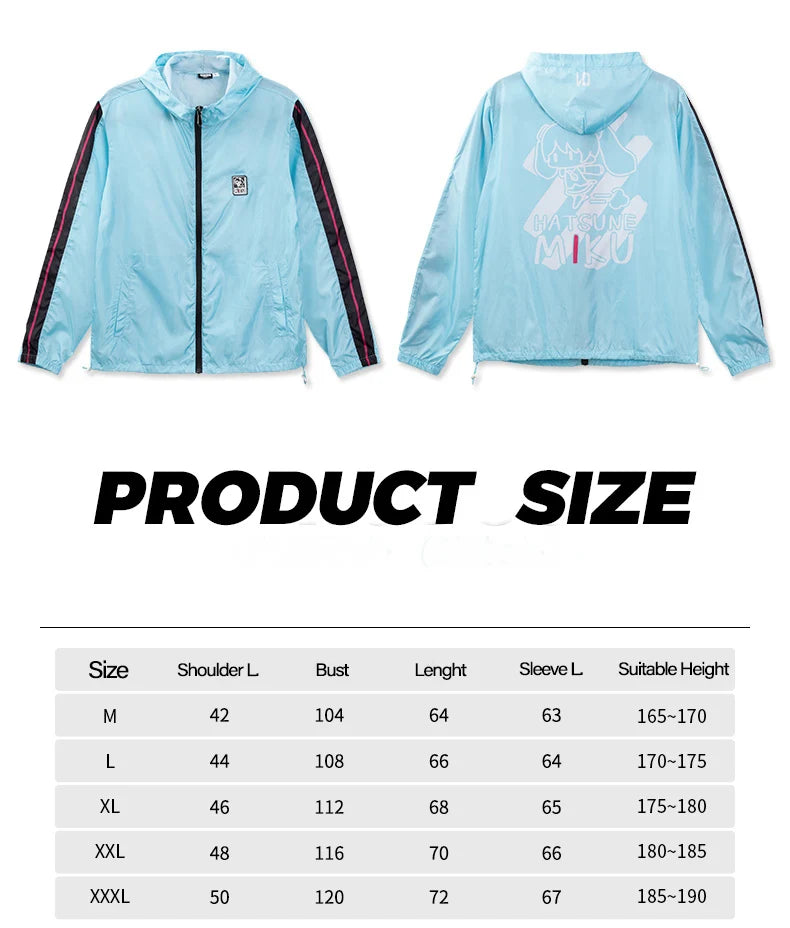 Hatsune Miku - Hatsune Miku Running Series Sun Protection Jacket Moeyu