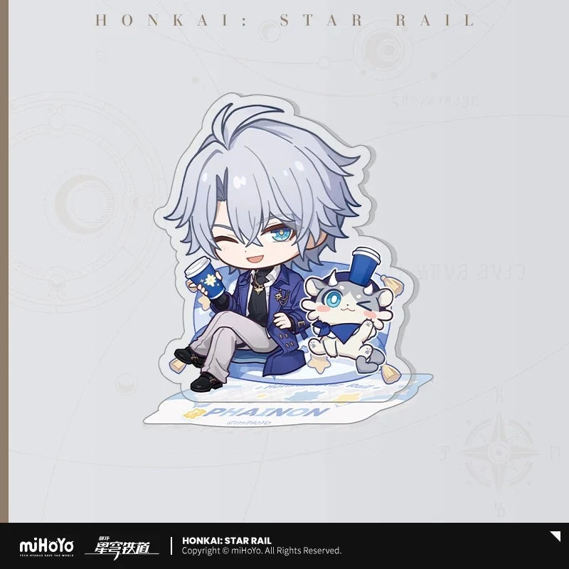 Honkai: Star Rail - Castorice & Phainon Express Travel Notes Chibi Acrylic Stand miHoYo