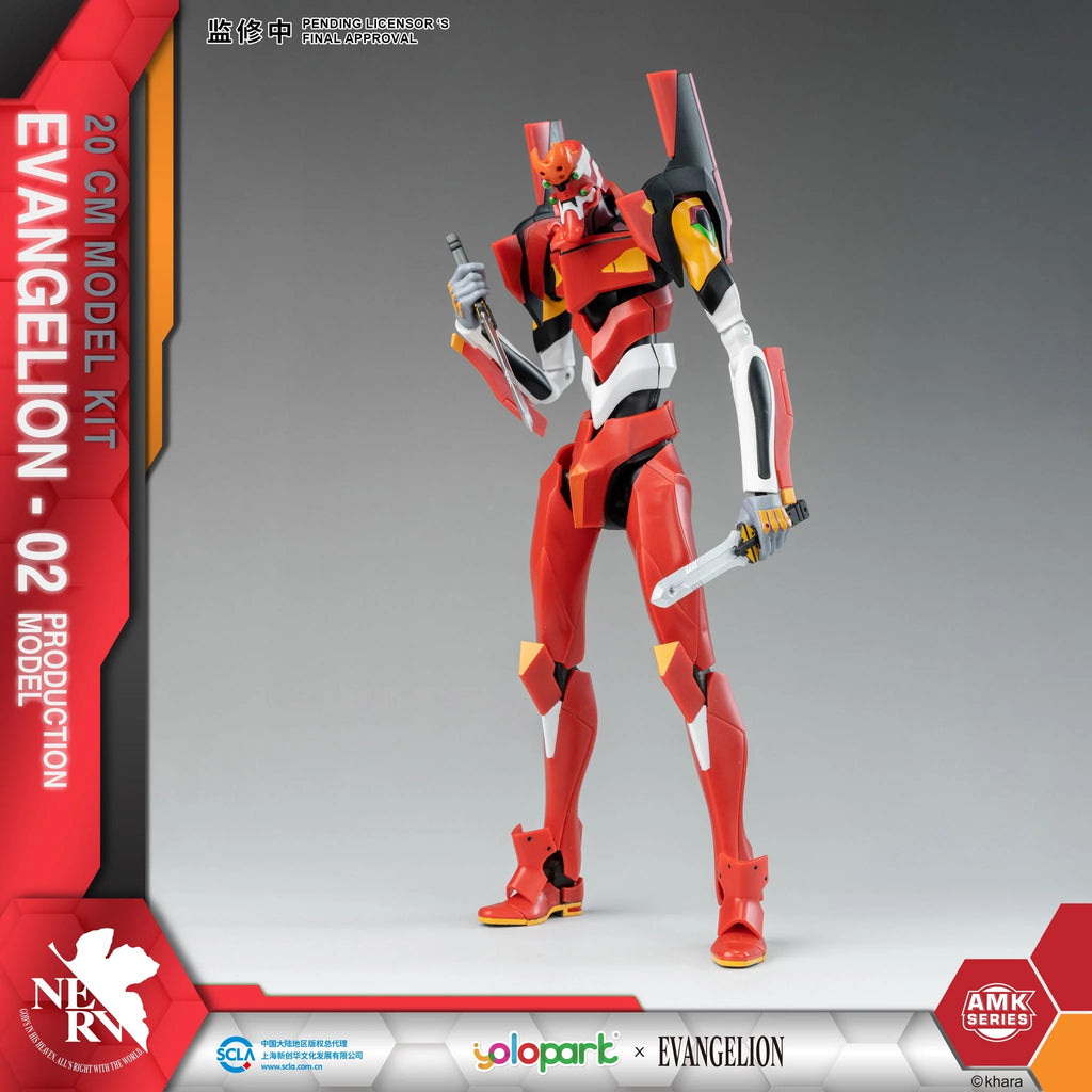 Evangelion - AMK Series EVA-02 Plastic Model Kit Yolopark