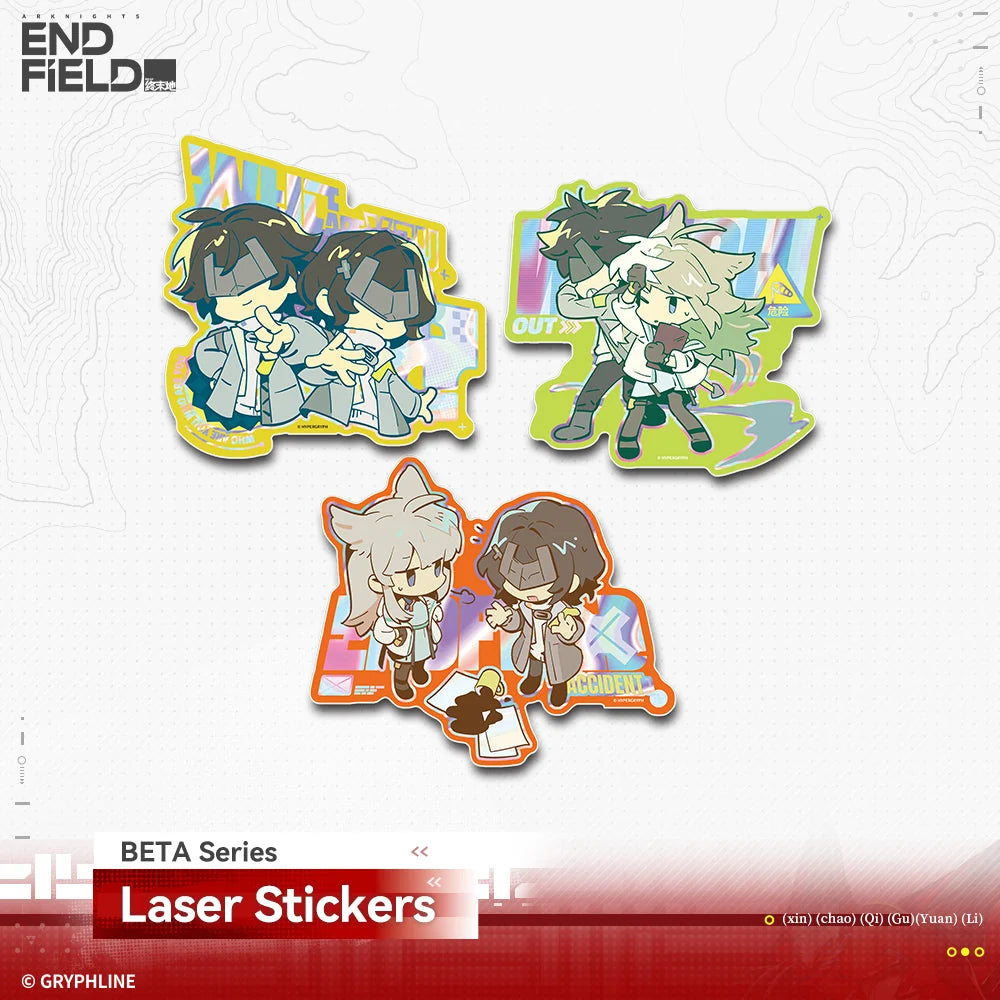 Arknights: Endfield - BETA Series Laser Stickers HYPERGRYPH