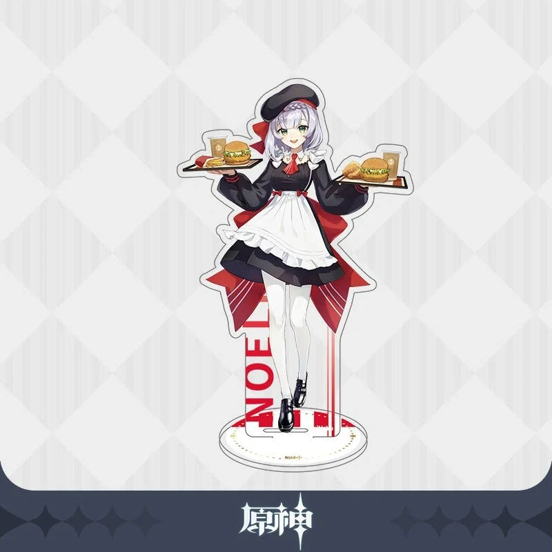 Genshin Impact - Outland Gastronomy Character Acrylic Stand & Badges miHoYo x KFC