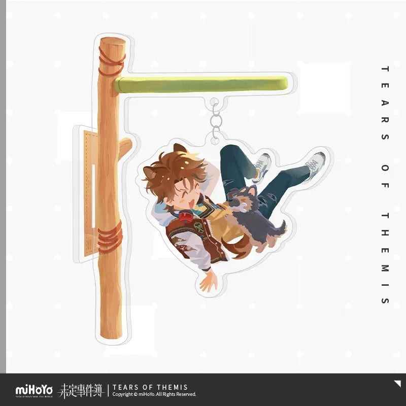 Tears of Themis - My Fur-ever Schoolmale Series Magnetic Swing Acrylic Stand miHoYo