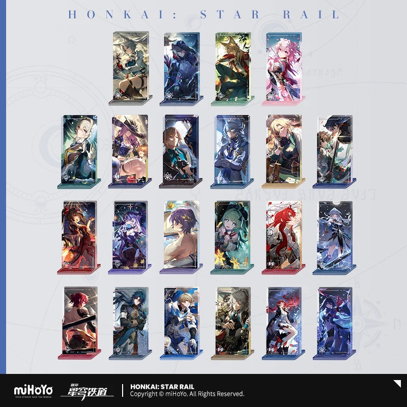 Honkai: Star Rail - Light Cone Series Glitter Quicksand Acrylic Block Ornaments miHoYo