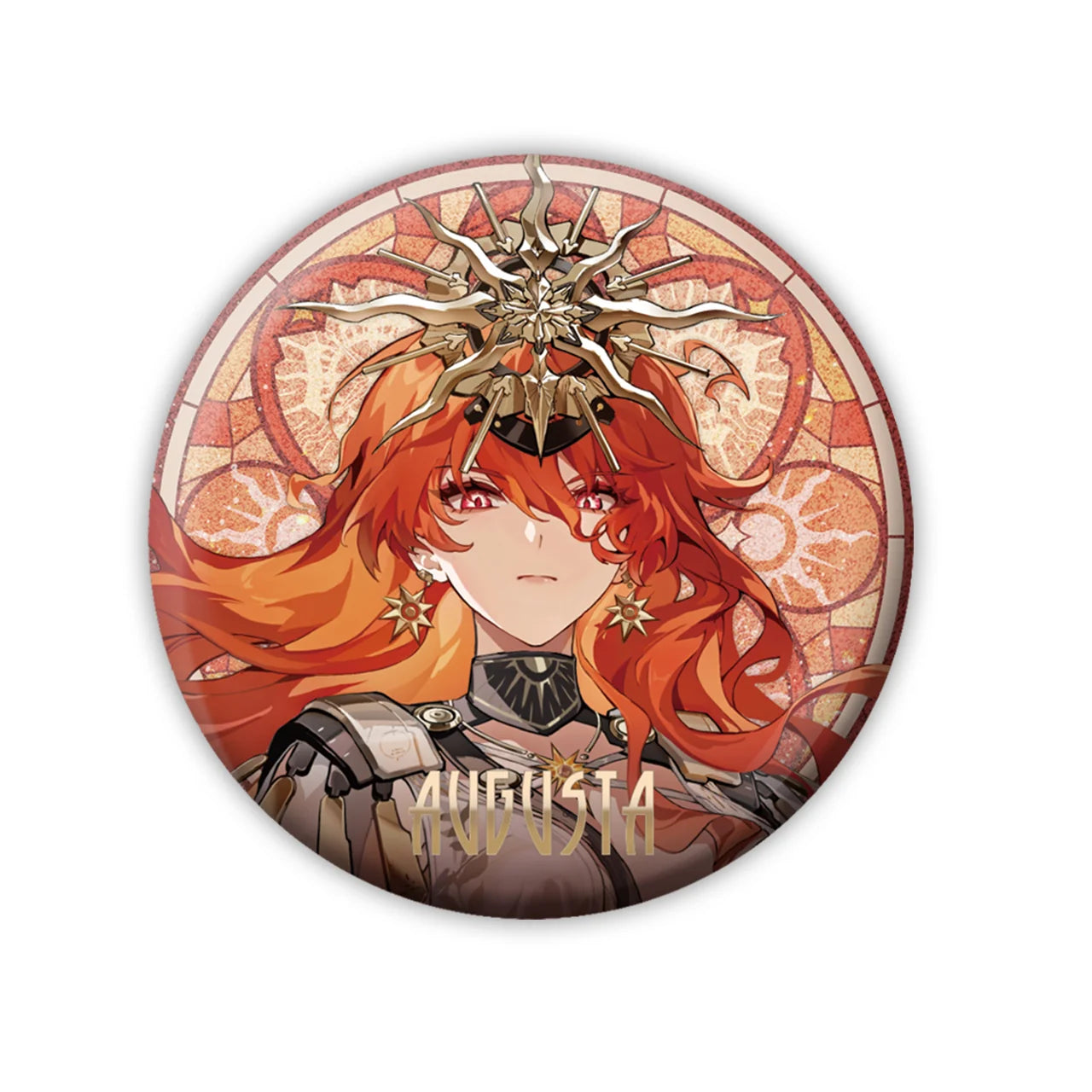 Wuthering Waves - Iuno & Augusta Arcane Reflections Series Tin Badge KURO GAMES