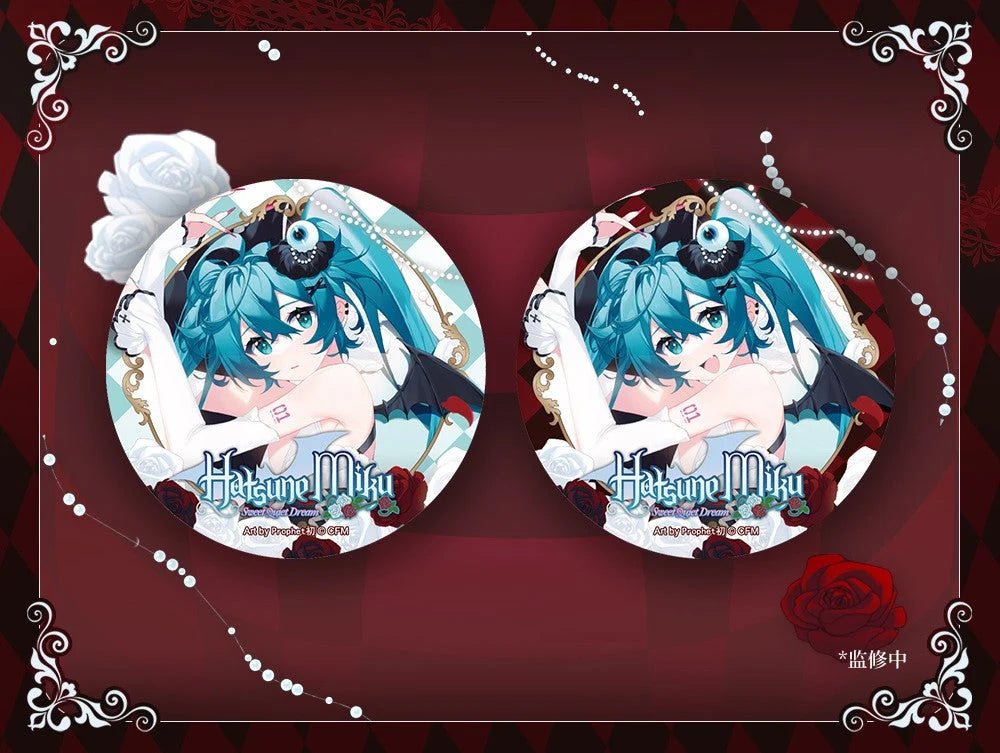 Hatsune Miku - Hatsune Miku Sweet Quiet Dream Series Badge BEMOE