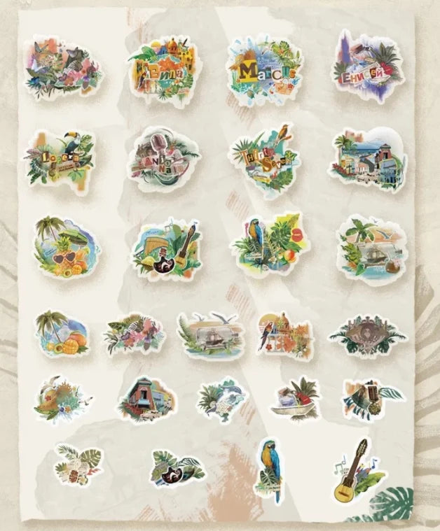 Reverse: 1999 - Paultstana Heat Wave Series Multi Stickers BLUEPOCH