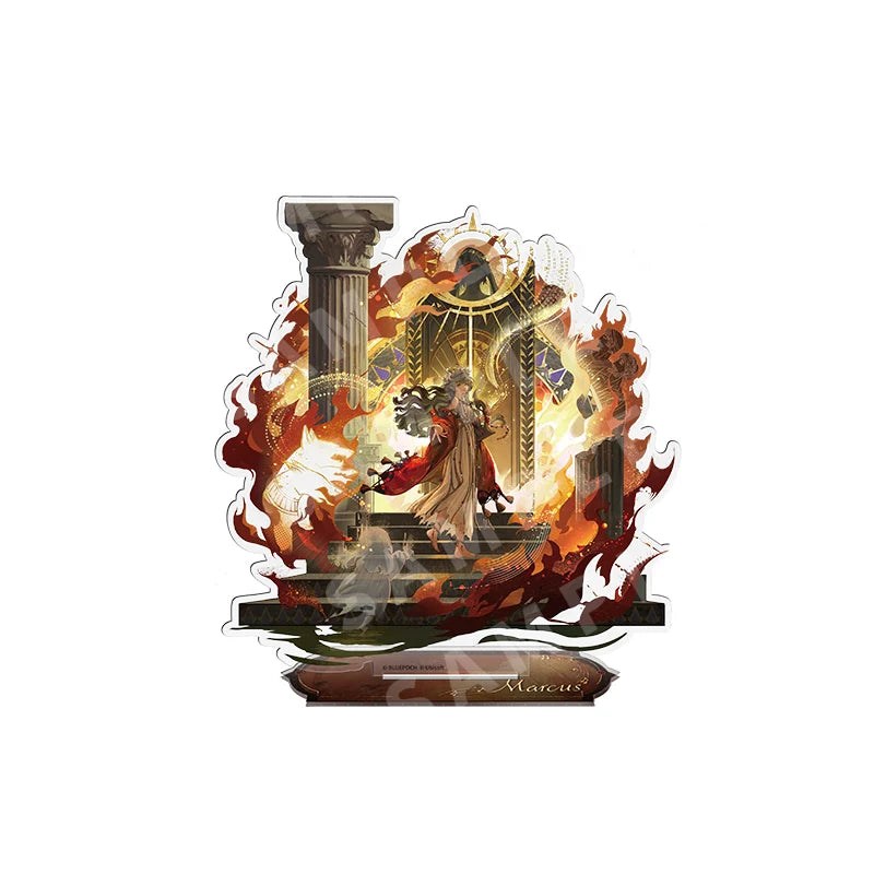 Reverse: 1999 - Marcus Soaring Over Mount Olympus Acrylic Stand BLUEPOCH