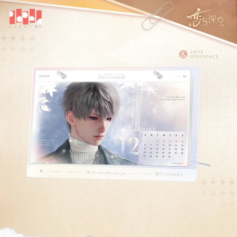 Love and Deepspace - 2026 Commemorative Desk Calendar InFold Games