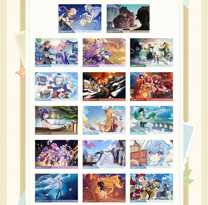 Genshin Impact - 2026 Desk Calendar Gift Box miHoYo