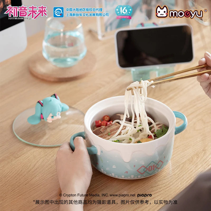 Hatsune Miku - Hatsune Miku Angry Pouty Face Bowl (with lid) Moeyu