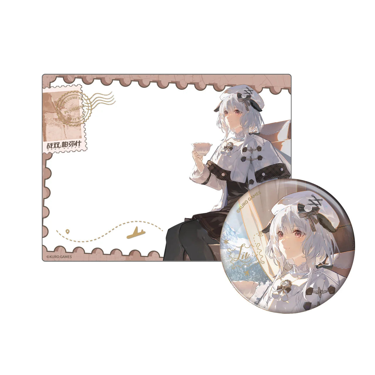 Punishing: Gray Raven - Echoes of Elsewhere 6th Anniversary Badge Transparent Card Set KURO GAMES