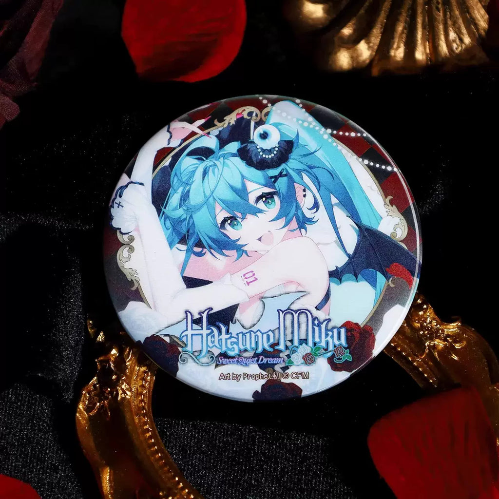 Hatsune Miku - Hatsune Miku Sweet Quiet Dream Series Badge BEMOE
