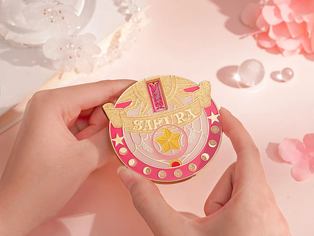 Cardcaptor Sakura 25th Anniversary -Star Wand Metal Badge GoodSmile Moment