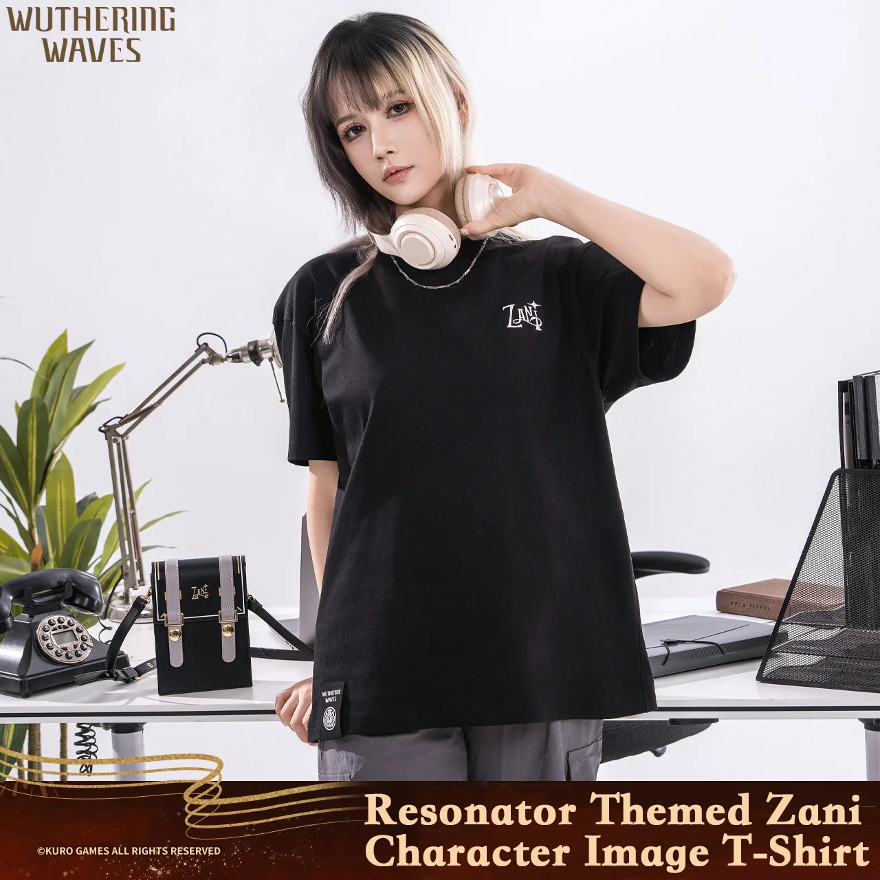 Wuthering Waves - Resonator Themed Zani Character Image T-Shirt KURO GAMES