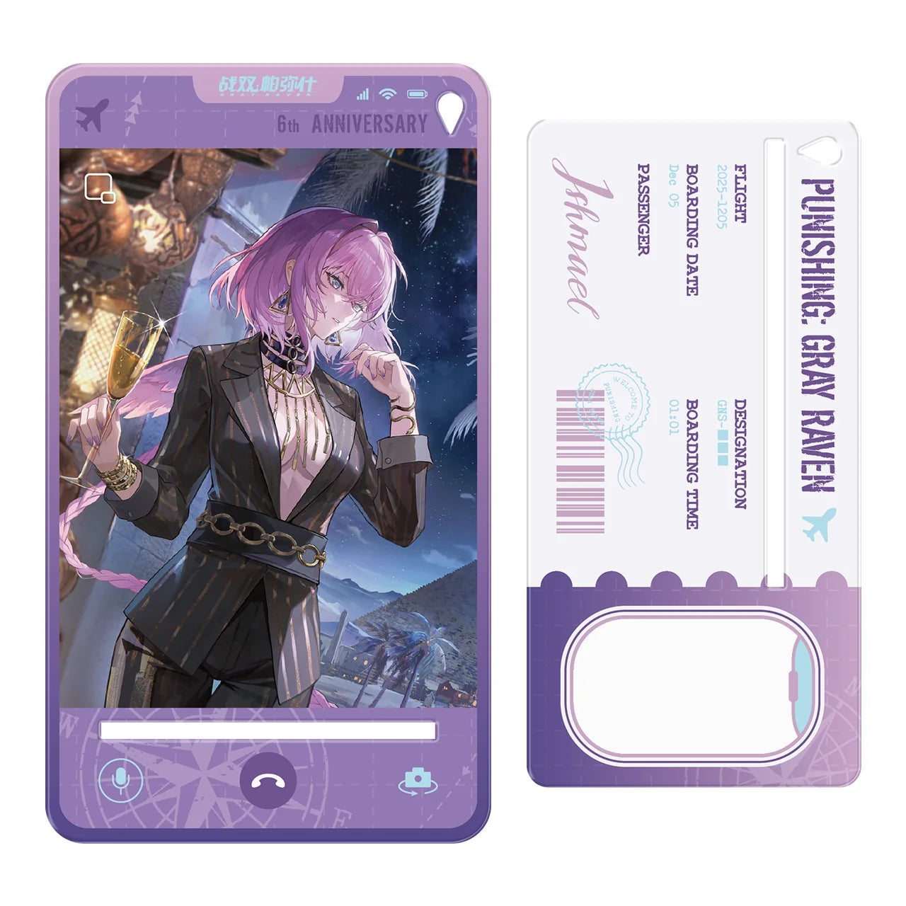 Punishing: Gray Raven - Echoes of Elsewhere 6th Anniversary Display Standee KURO GAMES